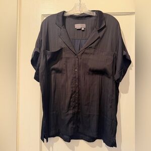 Anthropologie Black Blouse